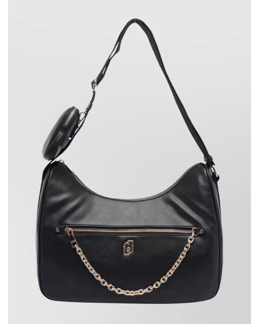 Liu Jo Black Versatile Shoulder Bag Chain Detail