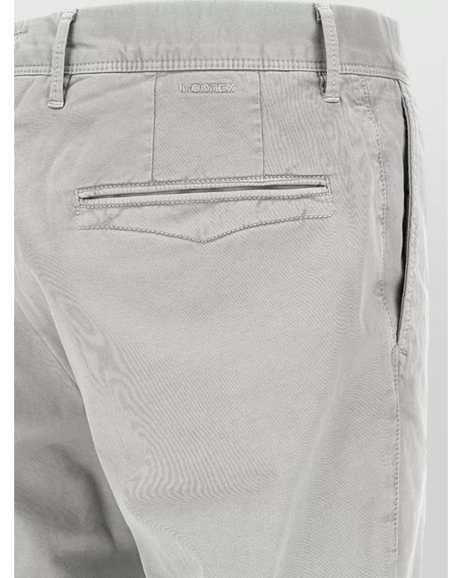 Incotex Gray Chino Trousers for men