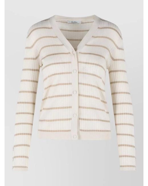 Max Mara Natural Cashmere Silk Cardigan