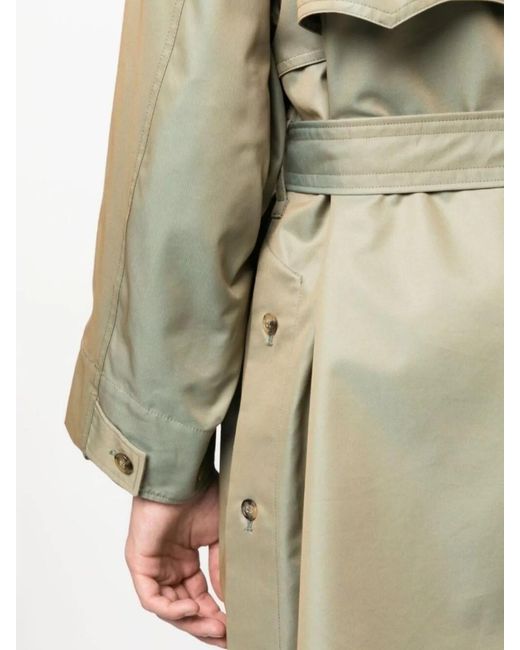 Baracuta Natural Hooded Belted Trench Coat for men