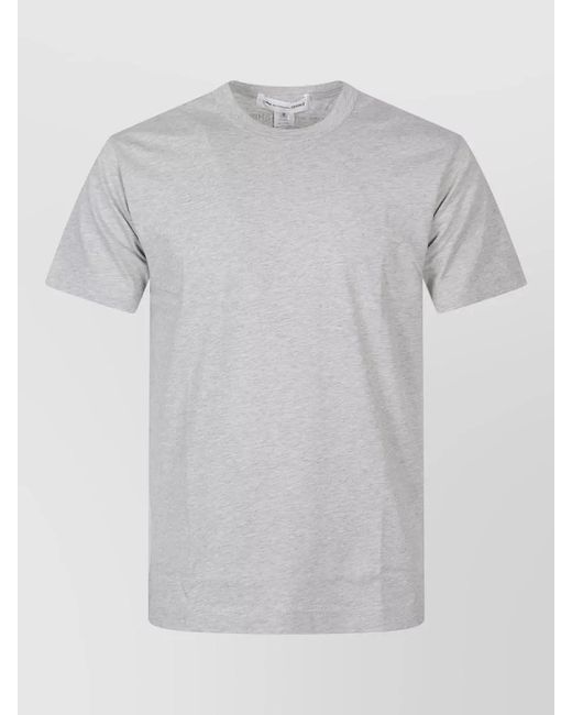 Comme des Garçons Gray Logo Crew Neck Short Sleeve T Shirt for men