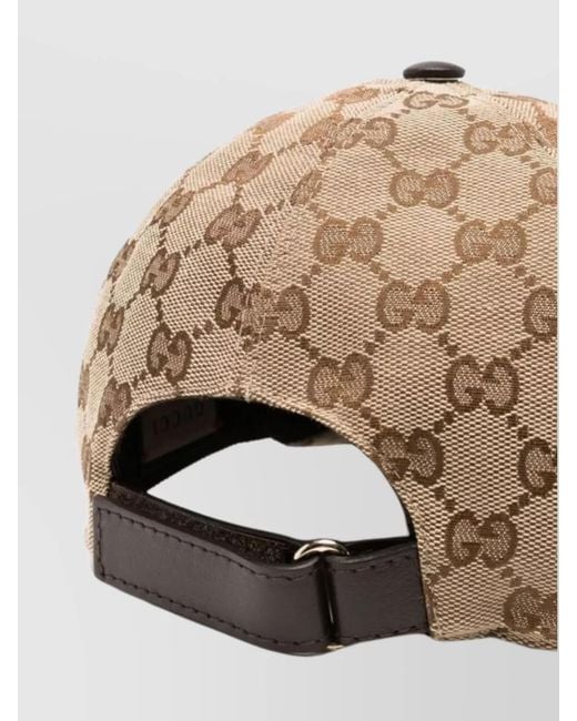 Gucci Natural Polyester Baseball Cap for men