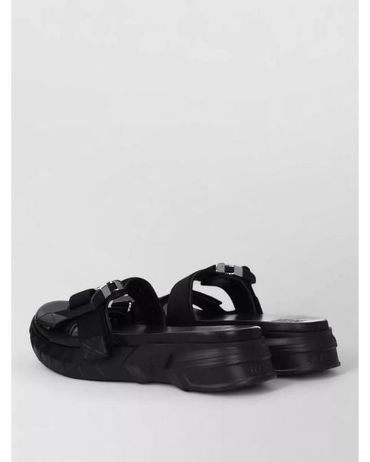 Givenchy Black Fabric Slides for men