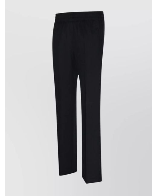 Golden Goose Deluxe Brand Blue Virgin Wool Straight-Leg Trousers