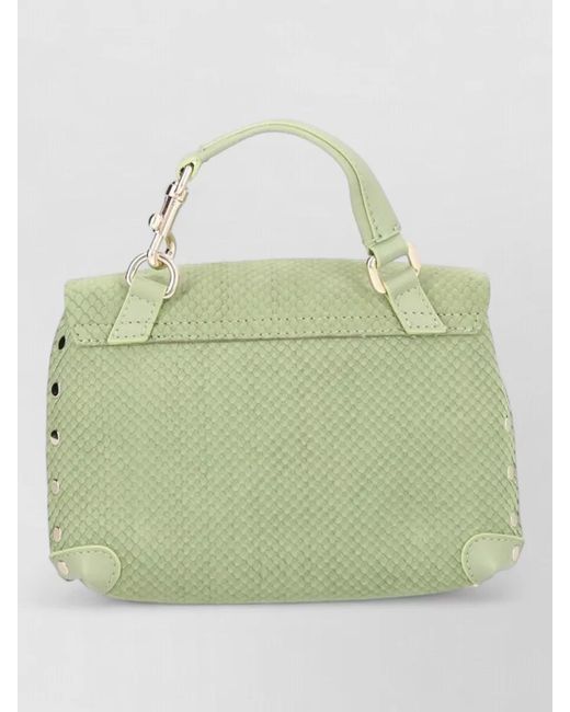 Zanellato Green Leather Shoulder Bag