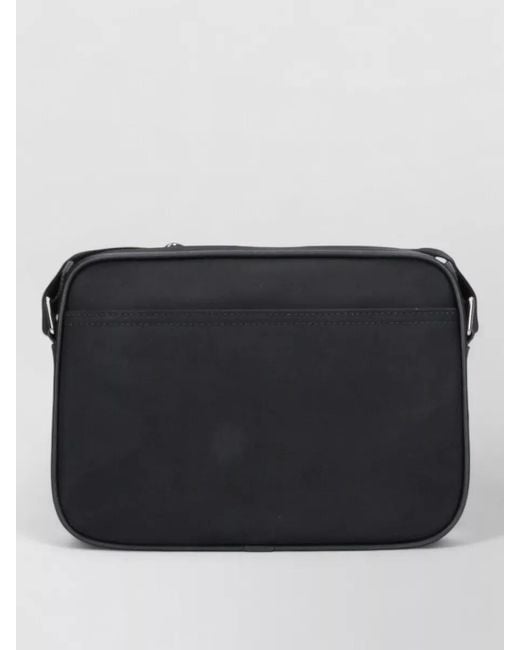 Burberry Black Crossbody Bag Adjustable Strap Front Side Pockets for men