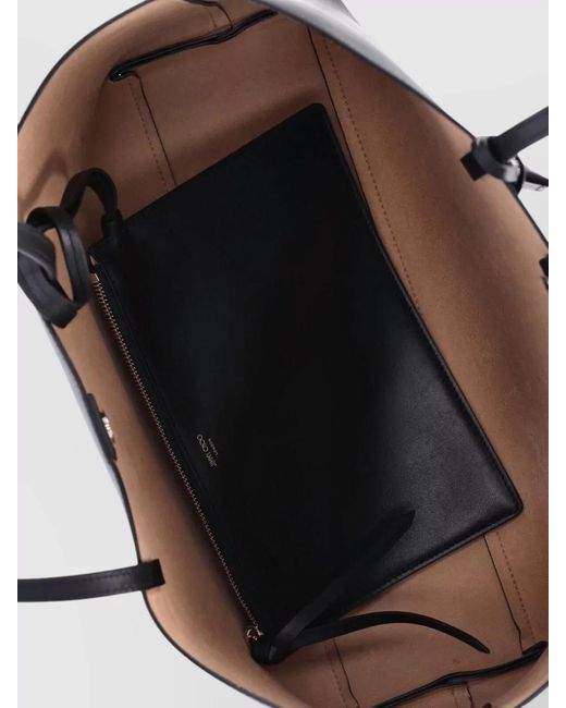 Jimmy Choo Black Shopper Tote Bag Smooth Finish Lightweight