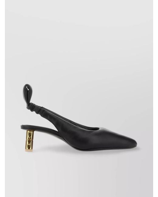 Boyy Black Lamb Leather Slingback Pumps