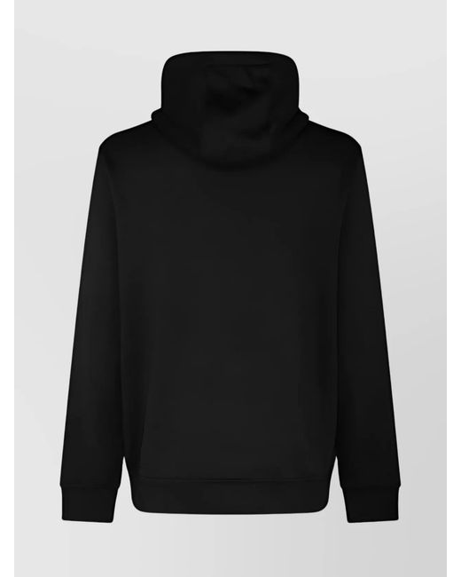 Burberry Black Logo Print Cotton Hoodie for men