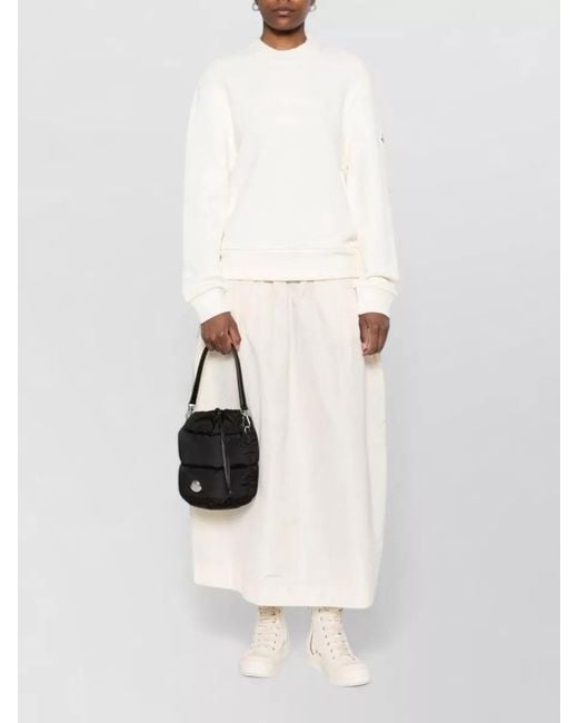 Moncler Black Caradoc Nylon Bucket Bag Adjustable Strap