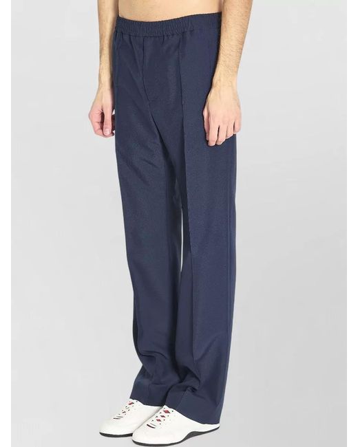 Gucci Blue Sport Trousers for men