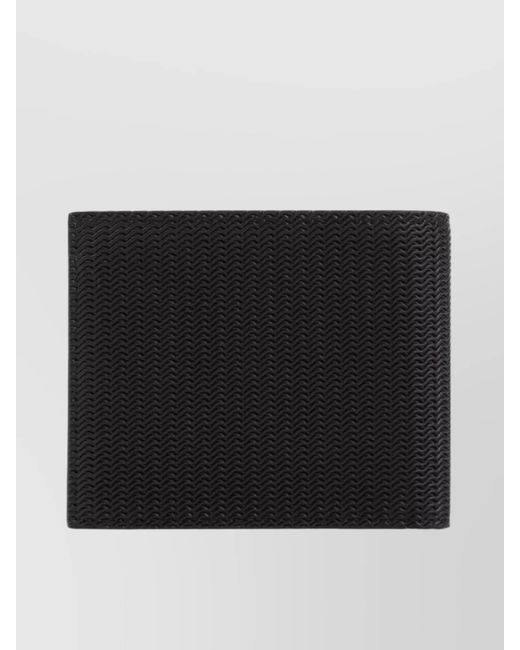 Giorgio Armani Black Calf Leather Wallet for men