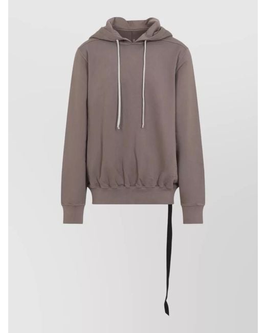Rick Owens Multicolor Oversized Jersey Hoodie Rear Strap Detail for men