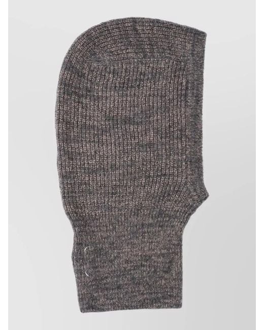 Maison Margiela Gray Knitted Stretch Gloves Comfortable Fit