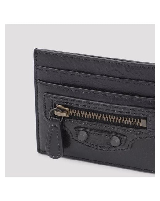 Balenciaga Blue City Leather Card Holder