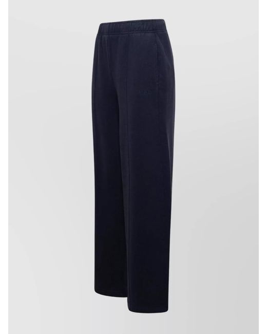 Ambush Blue Cotton Pleated Joggers