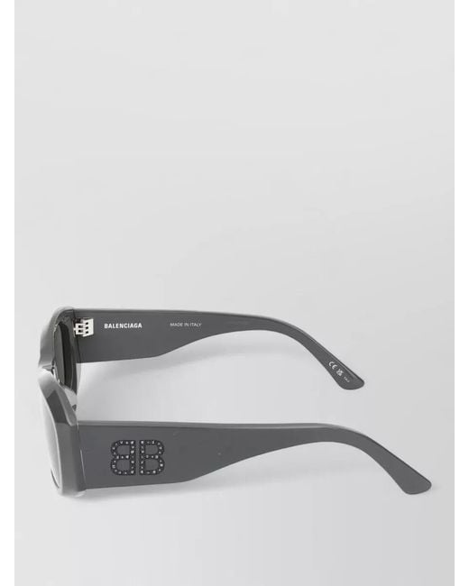 Balenciaga Gray Sunglasses Model Bb0397Sa 004 Oversized Frame