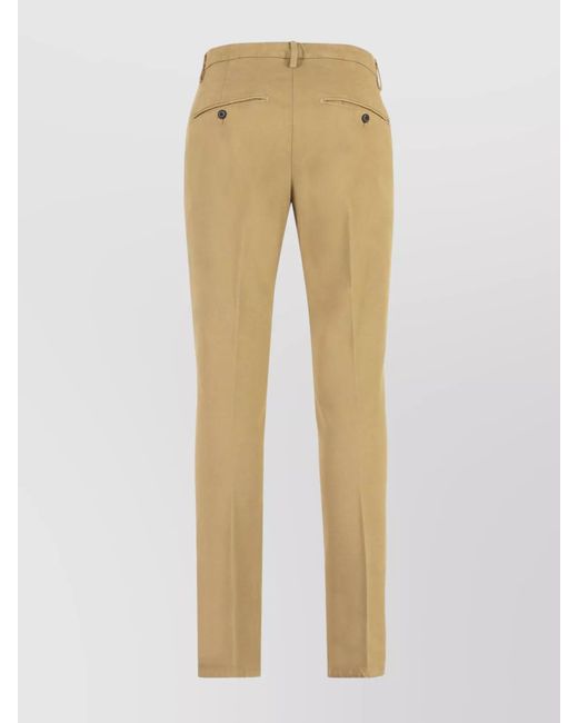 Dondup Natural Cotton Chino Tailored Trousers for men