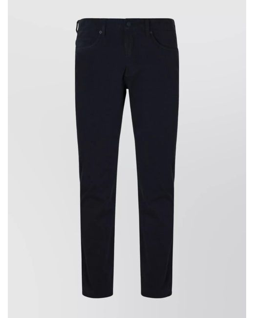 Boss Blue Straight-Leg Trousers for men