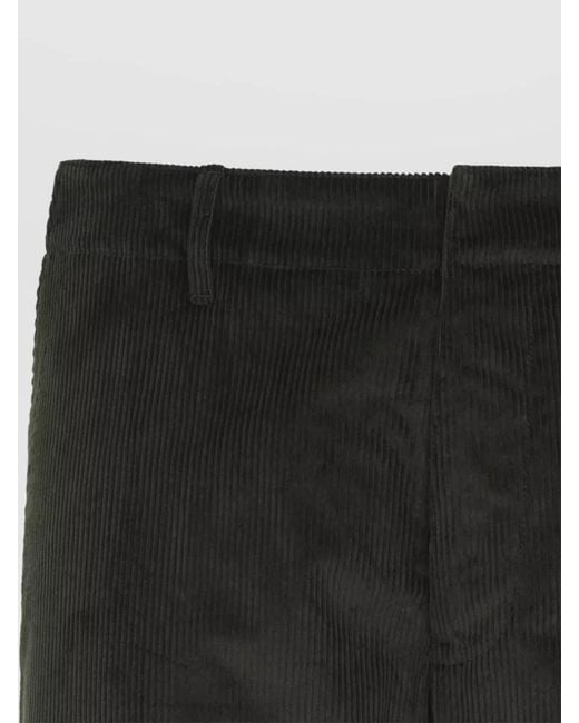 Etro Black Roma Sport Pants Corduroy Front Back Pockets for men