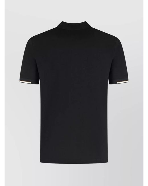 Boss Black Cotton Regular-Fit Polo Shirt for men