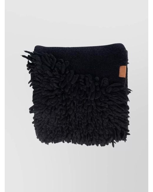 Loewe Black Alpaca Blend Scarf