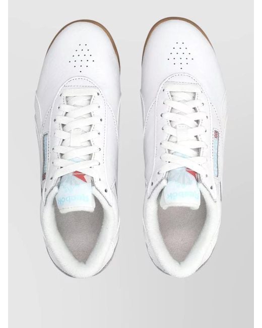 Reebok White Lace-Up Sneakers