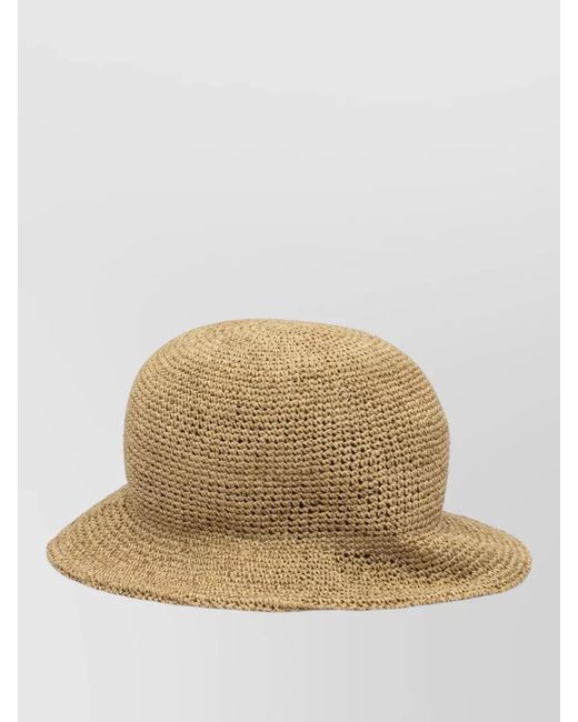 Nonnative Natural Bucket Hat Paper Design Wide Brim for men