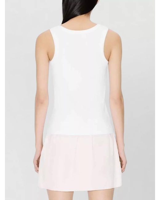 KENZO Gray Boke Flower Graphic Ribbed Jersey Tank