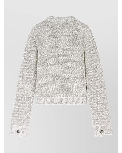 Giorgio Armani White Cropped Jacket