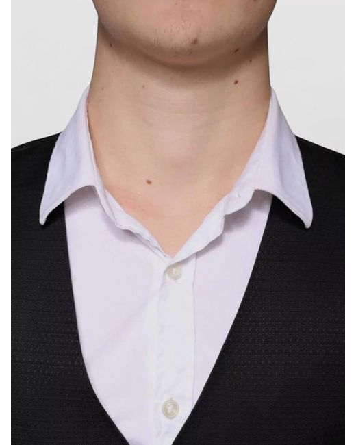 Dolce & Gabbana Blue Slim-Fit V-Neck Waistcoat for men