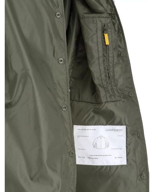 Aspesi Green Jacket Long Sleeves Cuffed Cuff Detail for men