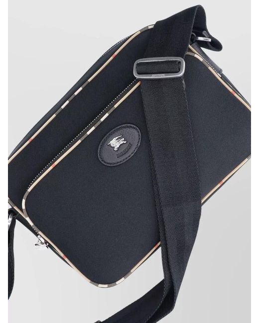Burberry Black Fabric Crossbody Bag for men