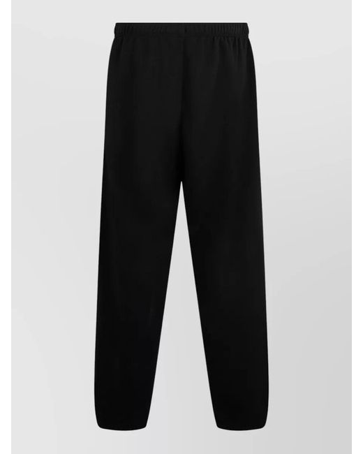 Canada Goose Black Cotton Jogger Trousers Tapered Leg Style for men