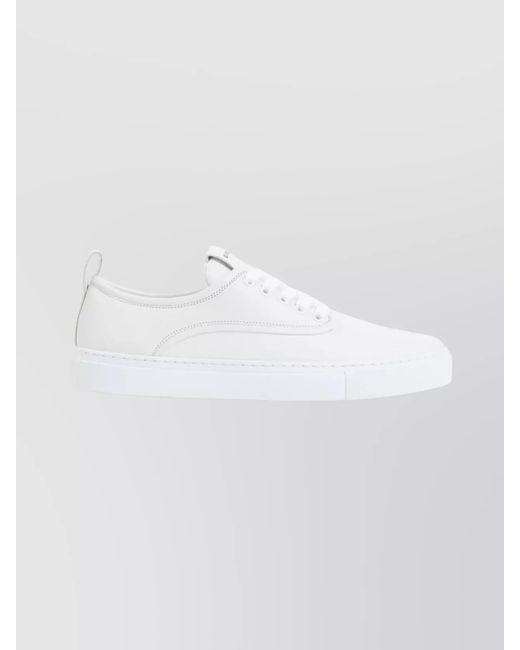 Givenchy White Leather Low-Top Sneakers for men