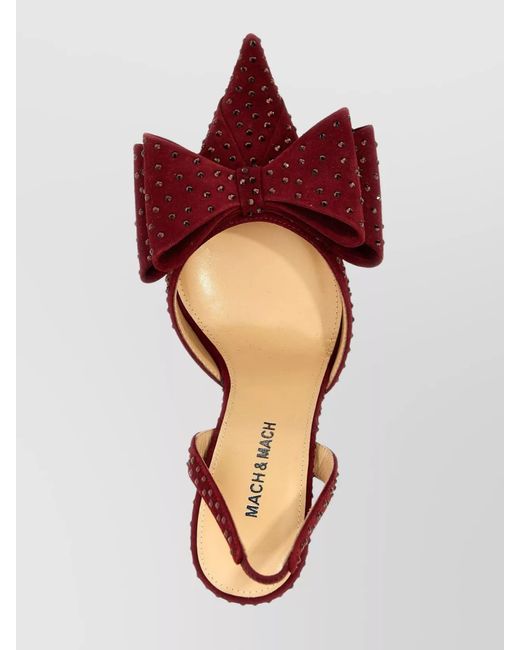 Mach & Mach Brown Le Cadeau Slingback Pumps