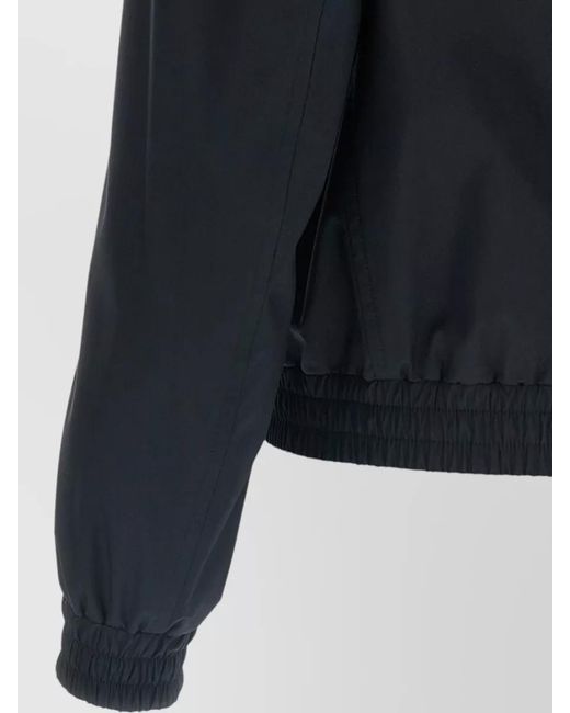Brunello Cucinelli Blue Membrane Canvas Jacket Collared Design Pockets for men