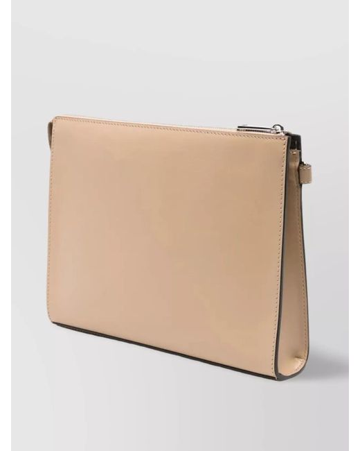 Fendi Natural Leather Clutch Bag for men