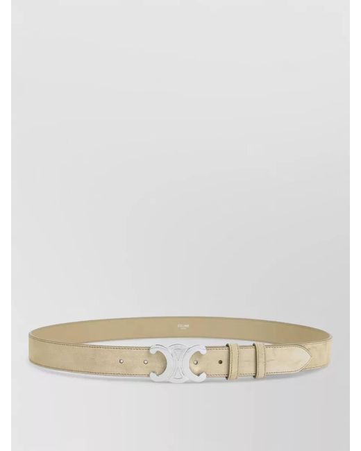 Céline Multicolor Triomphe Belt Suede Calfskin Hardware