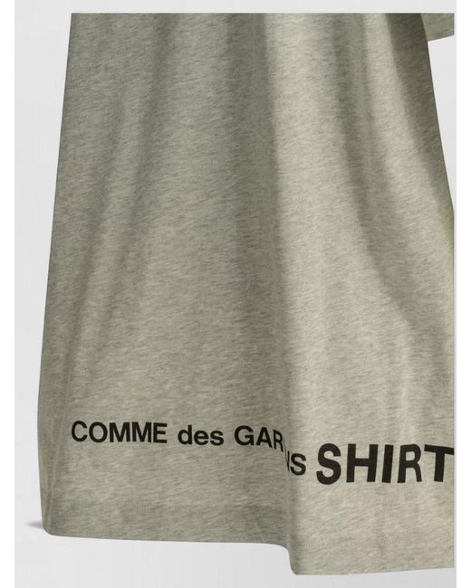 Comme des Garçons Gray Oversized Short-Sleeve Crew-Neck T-Shirt for men