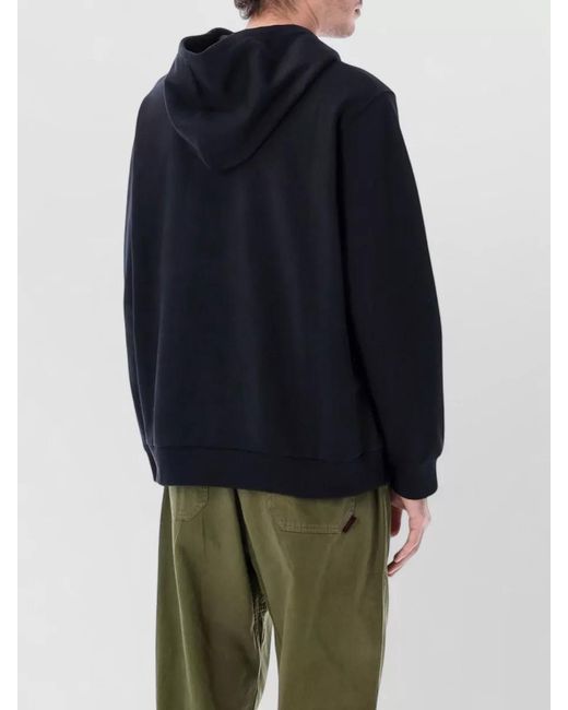 Gramicci Blue Granola Hooded Sweatshirt Relaxed Fit for men