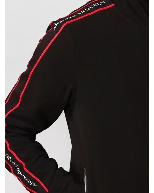 McQueen Black Viscose Sport Jacket for men