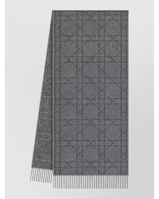 Dior Gray Scarf for men