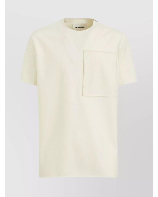Jil Sander Natural Wool Regular-Fit T-Shirt for men
