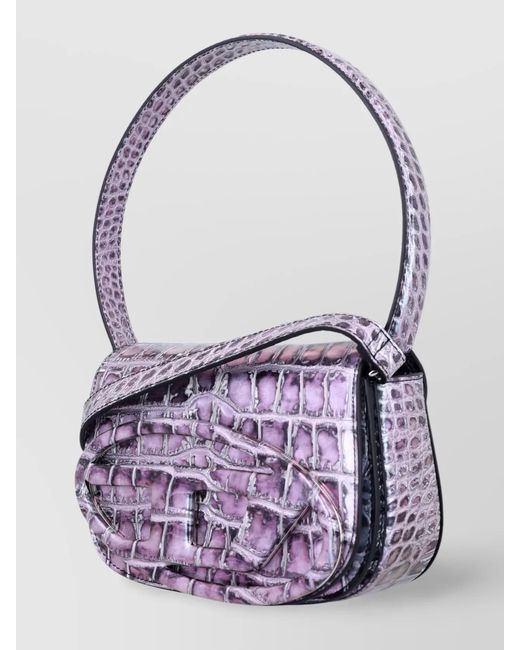 DIESEL Purple 1Dr Shoulder Bag