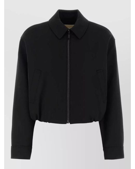 Michael Kors Black Single-Breasted Coat