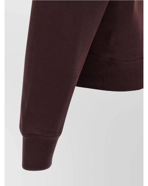 Saint Laurent Purple Cotton Cassandre Sweatshirt for men