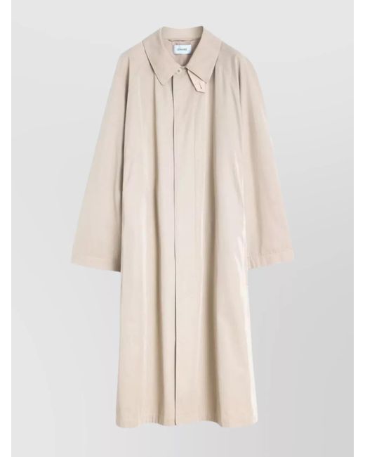 Lemaire Natural Collar Long Raglan Pockets