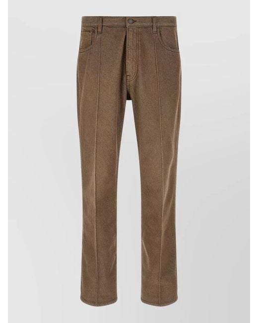 Prada Natural Straight-Leg Jeans for men