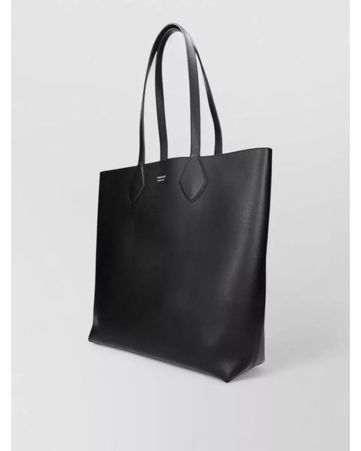 Ferragamo Black Leather Shoulder Bag for men